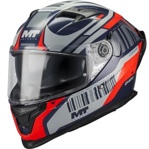 Integralhelm MT Braker SV Cockpit B5 blau-grau-rot