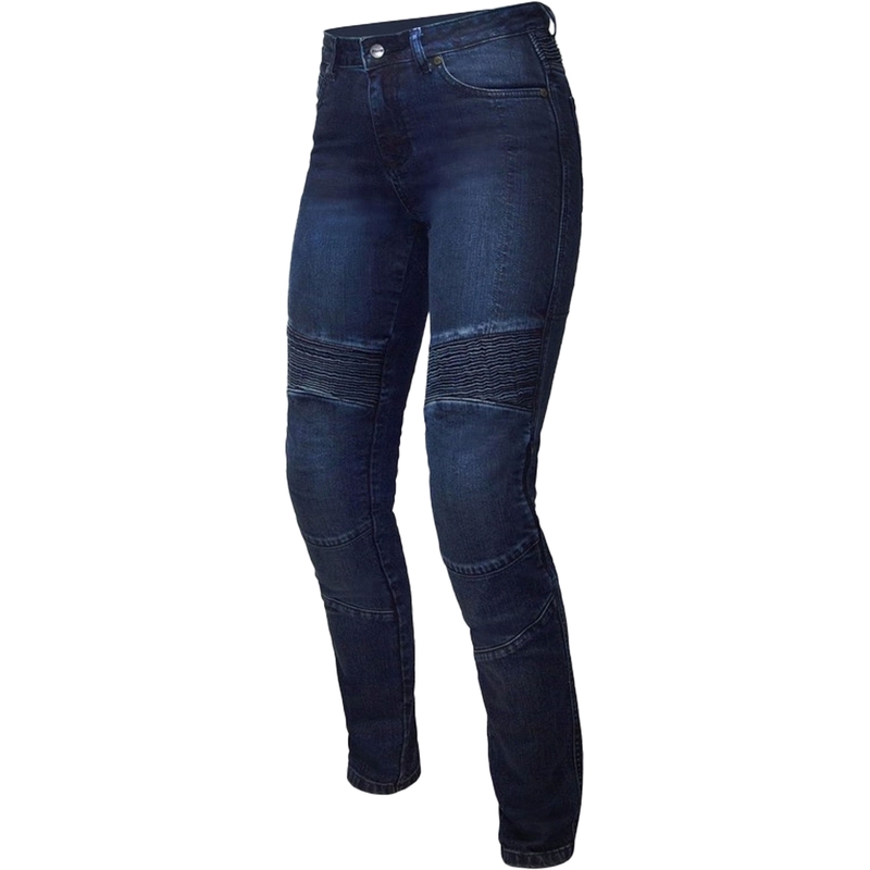 Damen-Motorradjeans Ozone Agness II blau