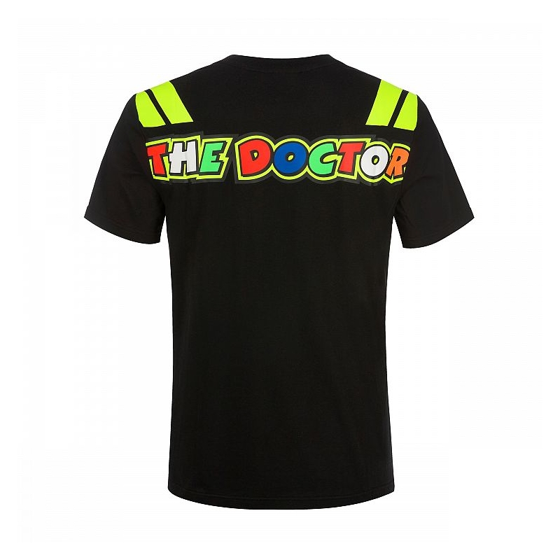 T-shirt VR46 Valentino Rossi 46 THE DOCTOR schwarz