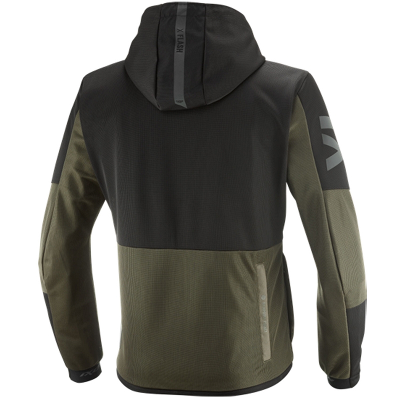 IXON Park Air Motorradjacke khaki-schwarz