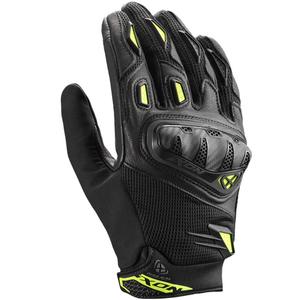 IXON Rise Air 2 Motorradhandschuhe schwarz-fluoreszierend gelb