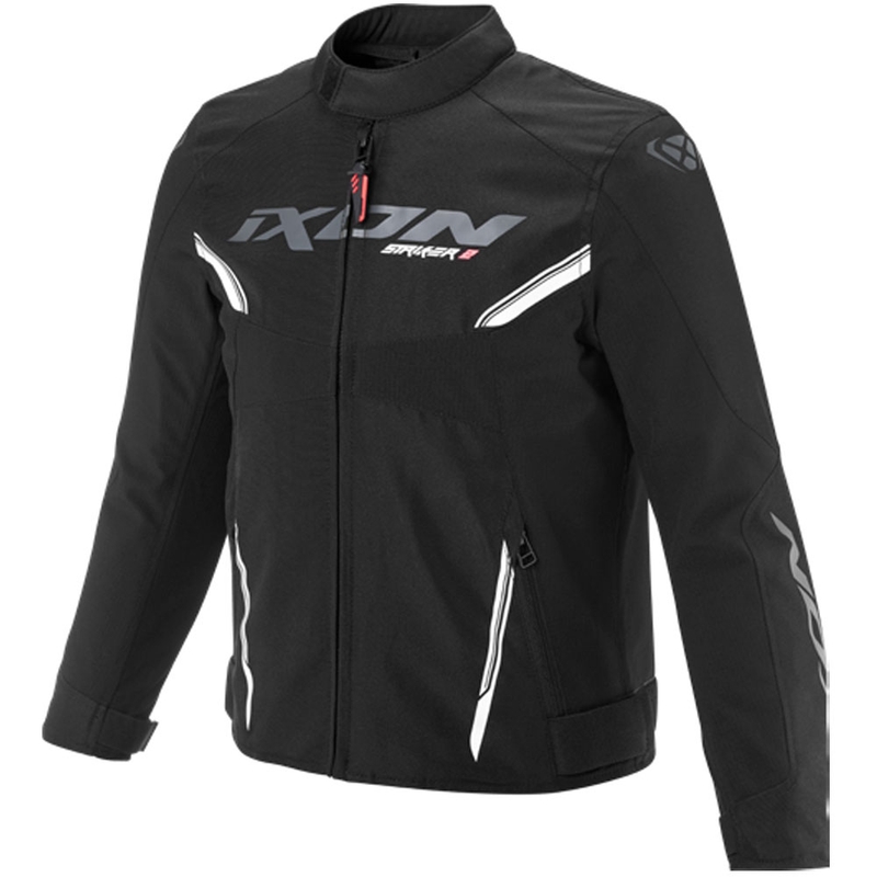 IXON Striker 2 Kinder-Motorradjacke schwarz-weiß