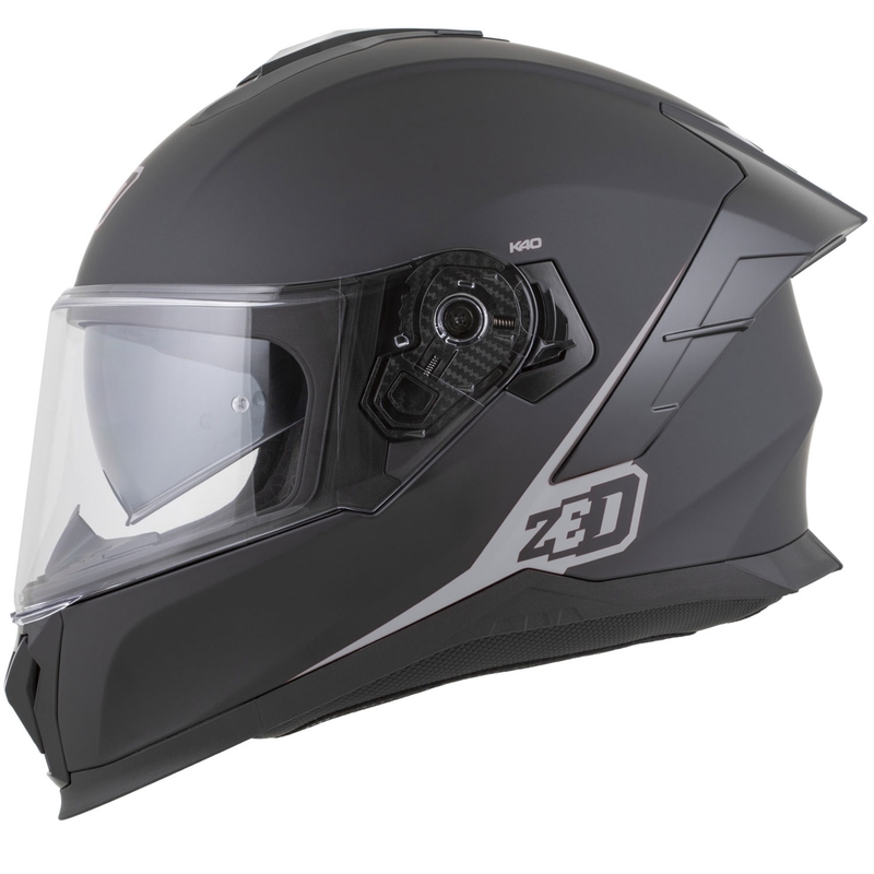 Integralhelm ZED K40, matt schwarz-dunkelgrau