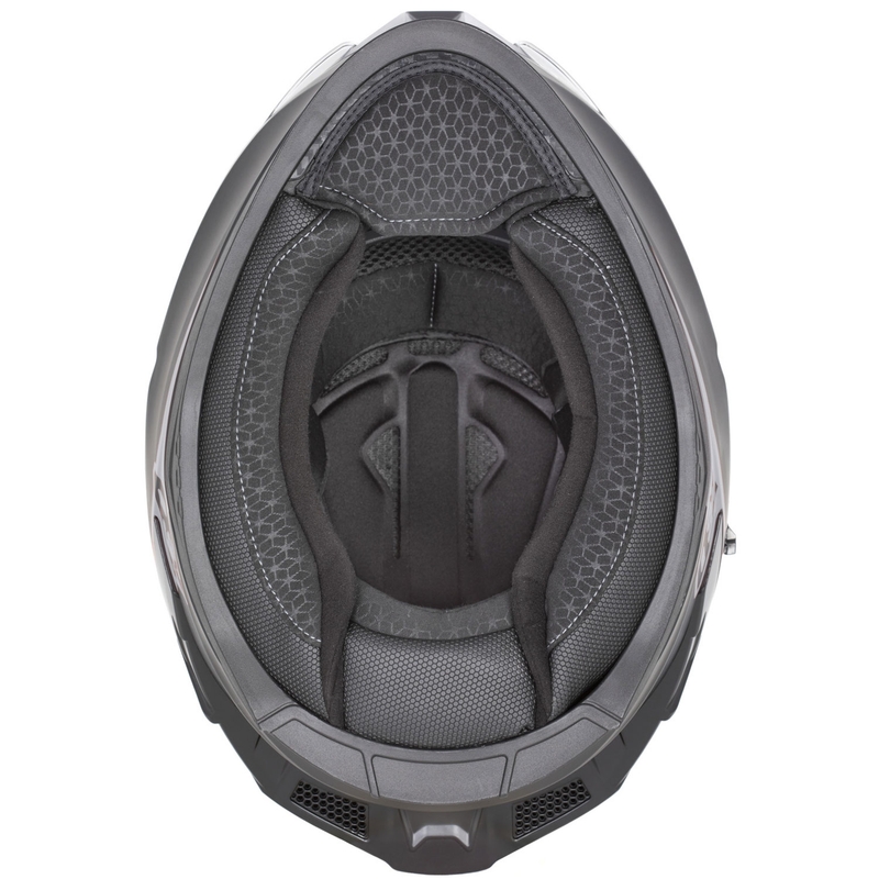 Integralhelm ZED K40, matt schwarz-dunkelgrau
