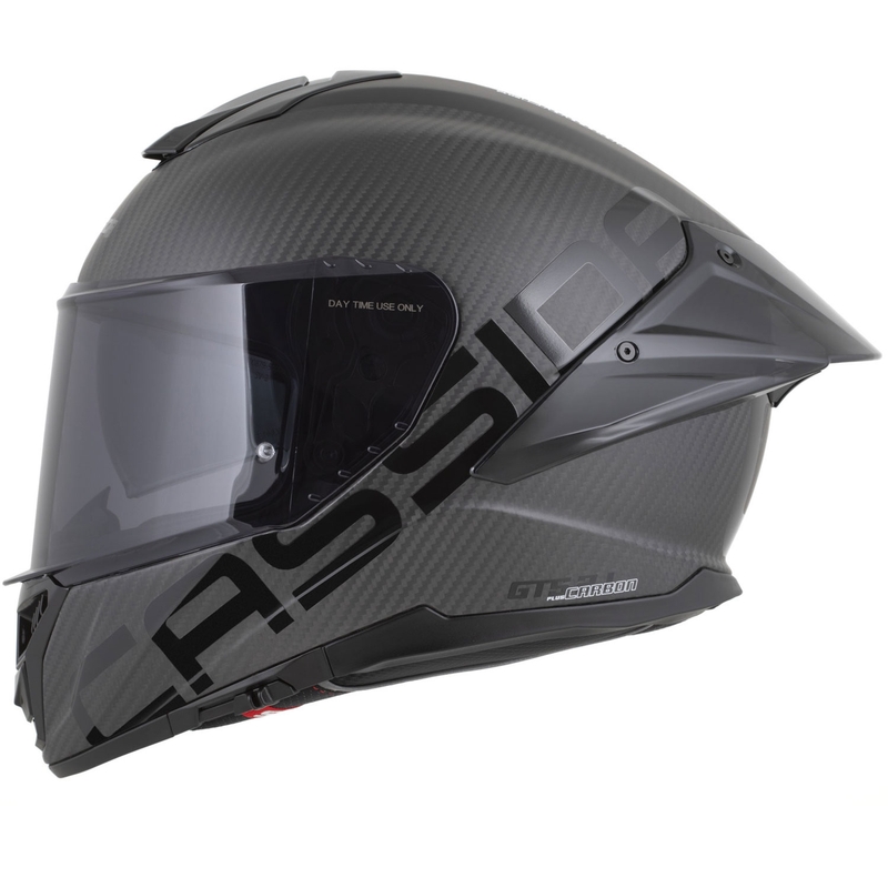 Cassida Integral GTS 2.1 Plus Carbon Integralhelm für Motorräder, matt, Carbon-Schwarz-Weiß