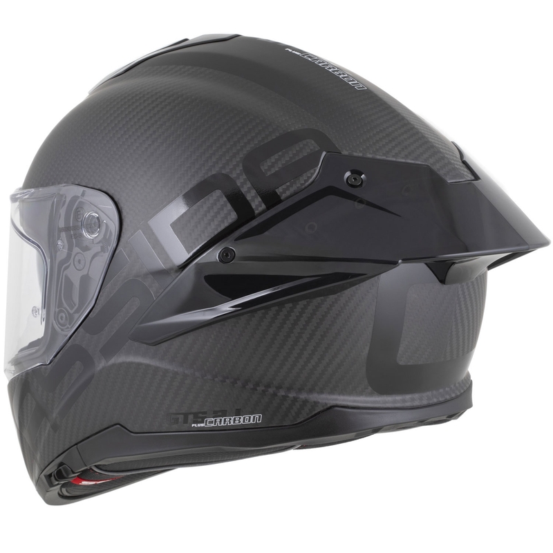 Cassida Integral GTS 2.1 Plus Carbon Integralhelm für Motorräder, matt, Carbon-Schwarz-Weiß