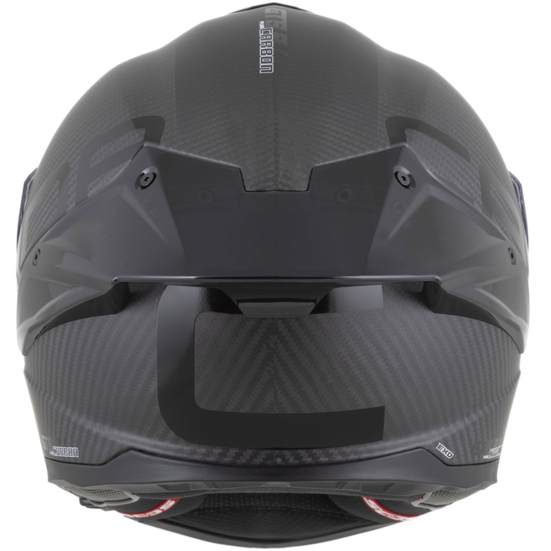 Cassida Integral GTS 2.1 Plus Carbon Integralhelm für Motorräder, matt, Carbon-Schwarz-Weiß