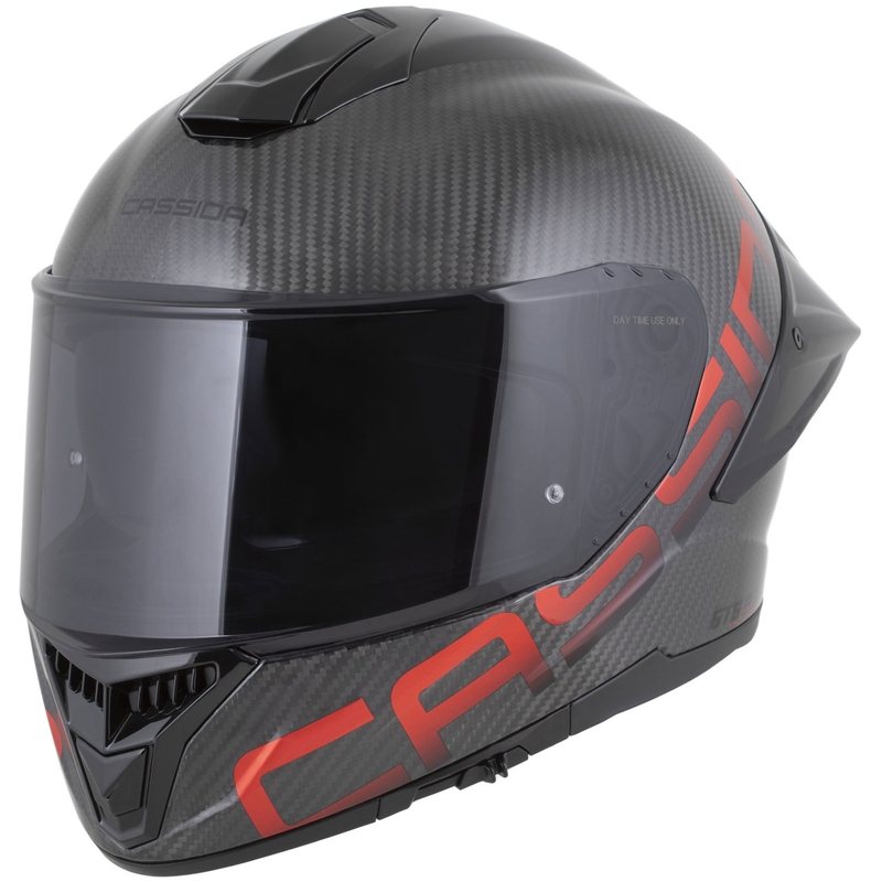 Cassida Integral GTS 2.1 Plus Carbon Integralhelm für Motorräder, matt-carbonrot