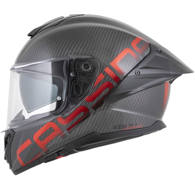 Cassida Integral GTS 2.1 Plus Carbon Integralhelm für Motorräder, matt-carbonrot