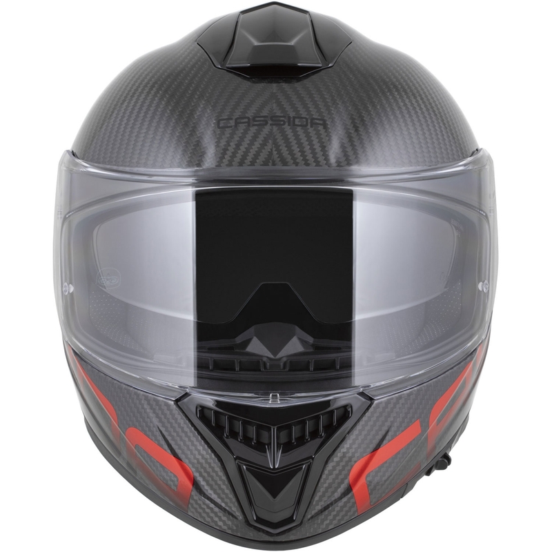 Cassida Integral GTS 2.1 Plus Carbon Integralhelm für Motorräder, matt-carbonrot