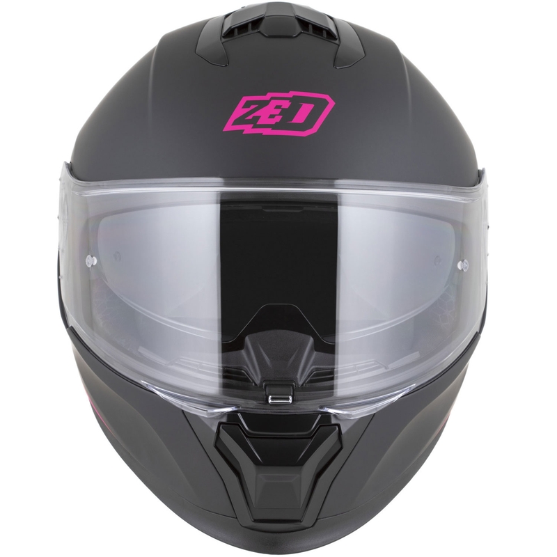 Integralhelm ZED K40, matt schwarz-rosa
