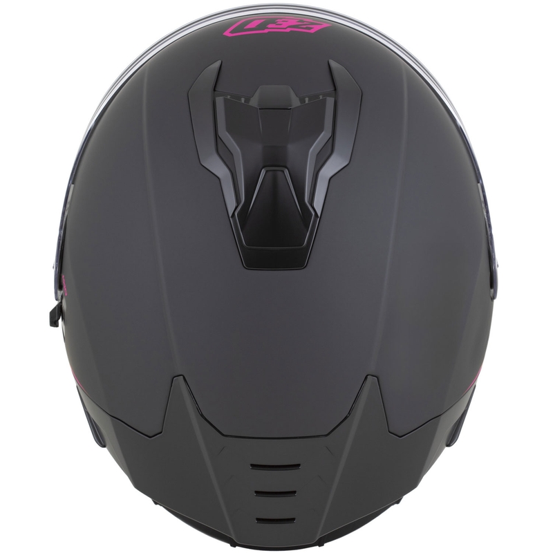 Integralhelm ZED K40, matt schwarz-rosa