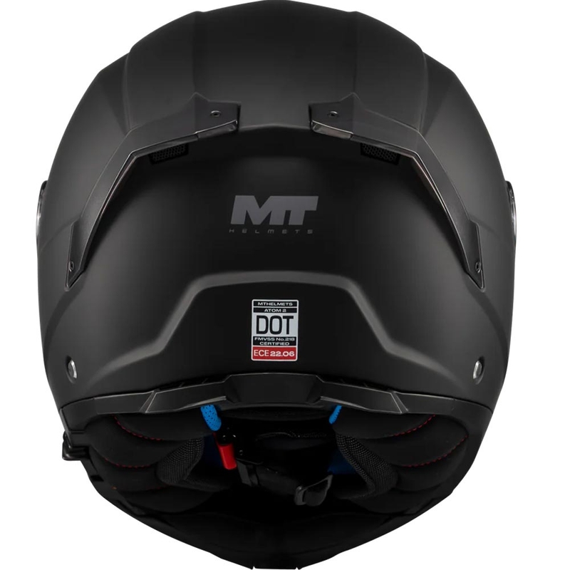 Klappbarer Motorradhelm MT Atom 2 SV Pure A1 matt schwarz