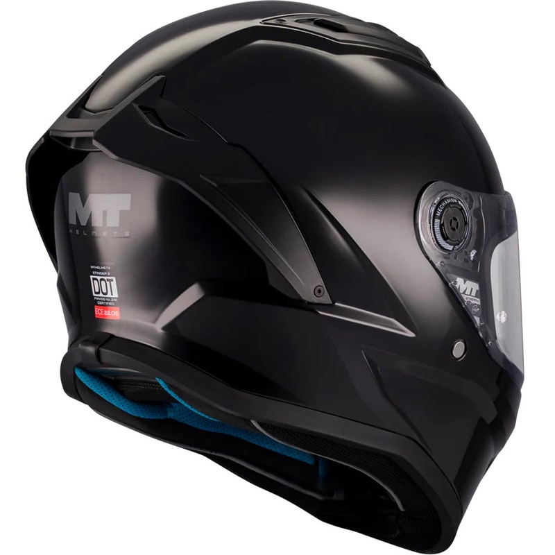 MT Stinger 2 A1 Kinder-Integralhelm für Motorräder, mattschwarz