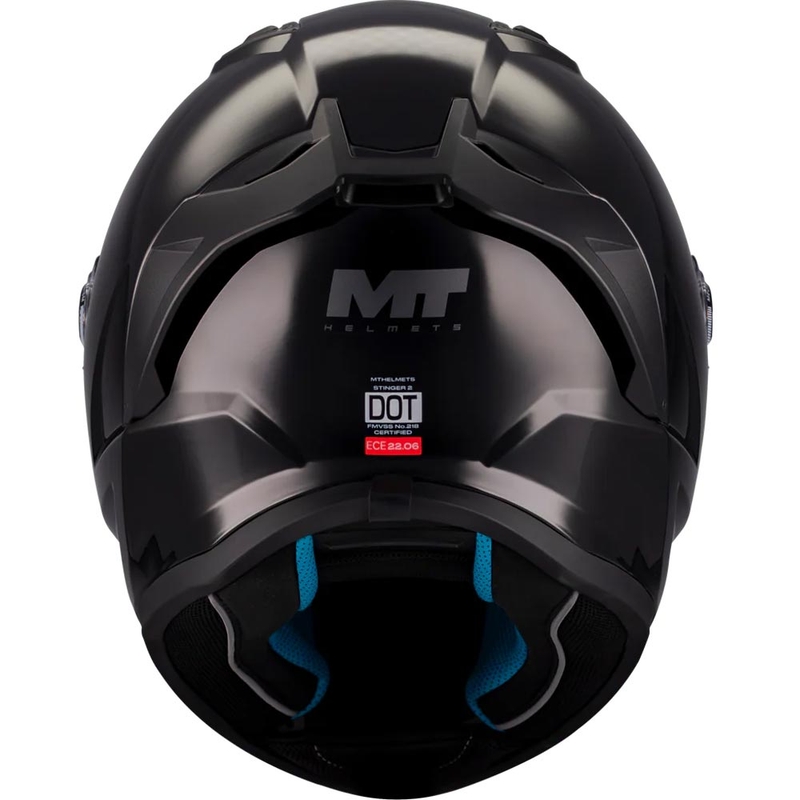 MT Stinger 2 A1 Kinder-Integralhelm für Motorräder, mattschwarz
