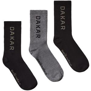 Diverse Athlan Socken, Set schwarz-grau