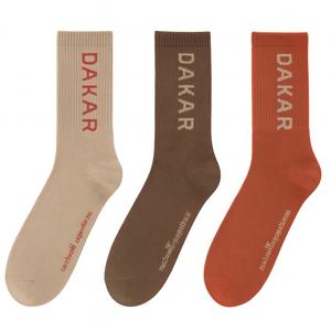Dakar Athlan Socken-Set beige-rot