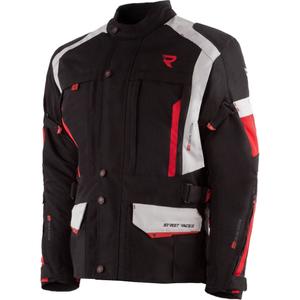 Motorradjacke Street Racer Hilax schwarz-grau-rot