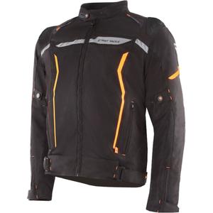 Street Racer Flex EVO Motorradjacke schwarz-orange