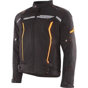 Street Racer Flex Motorradjacke schwarz-orange