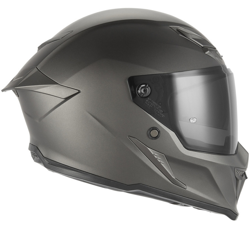 NOX Exclusive Goliath Integralhelm für Motorräder, mattes Titan