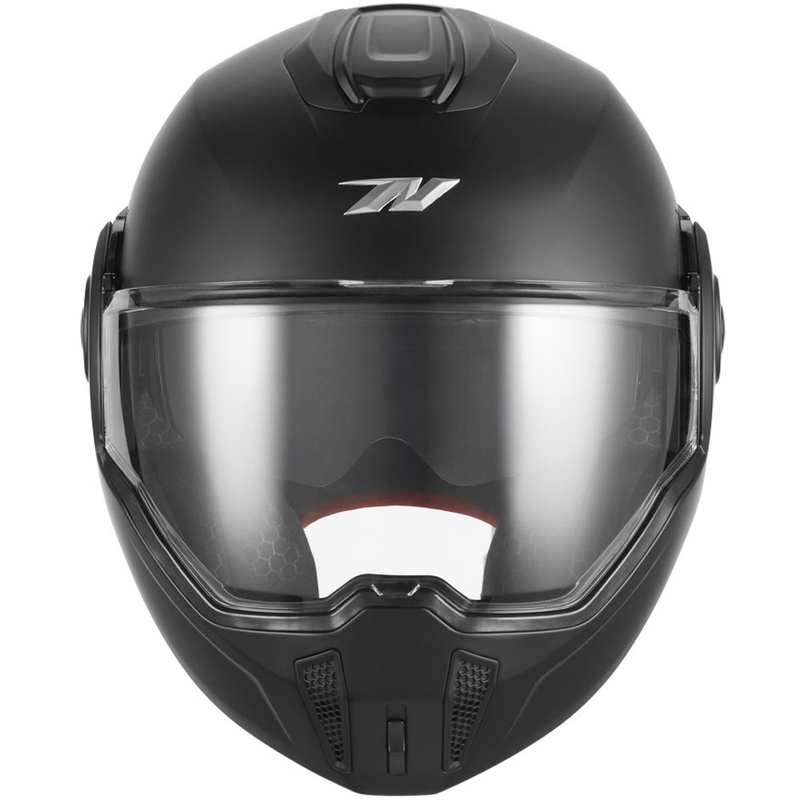 NOX PREMIUM Spinner Klapphelm für Motorräder, mattschwarz