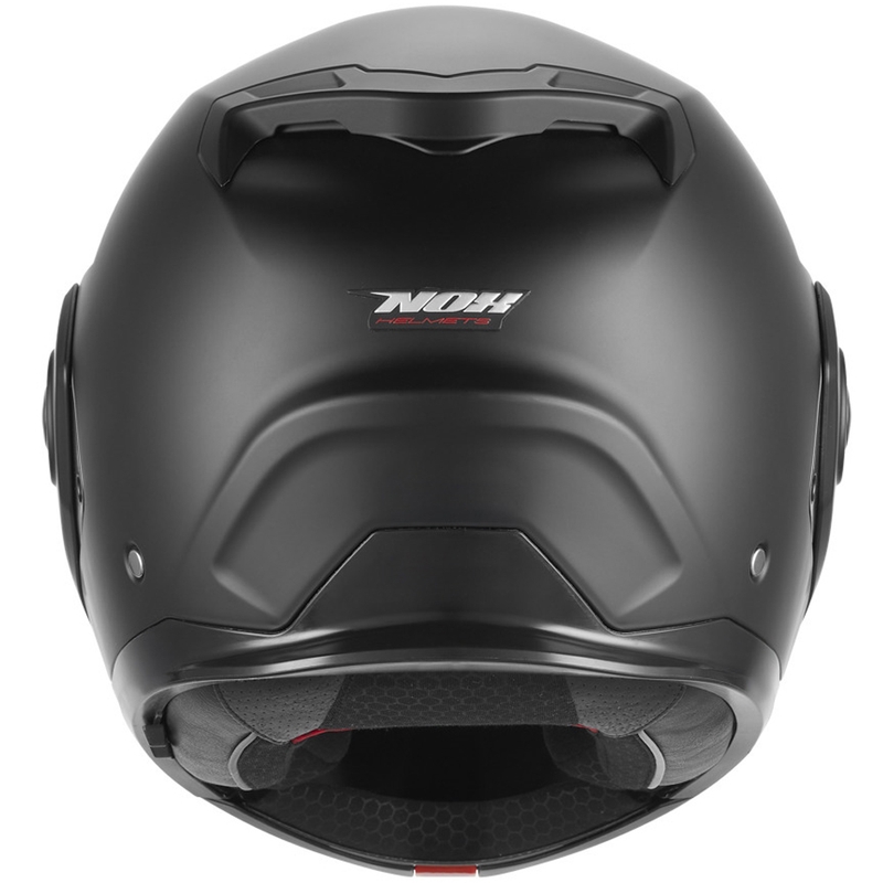 NOX PREMIUM Spinner Klapphelm für Motorräder, mattschwarz