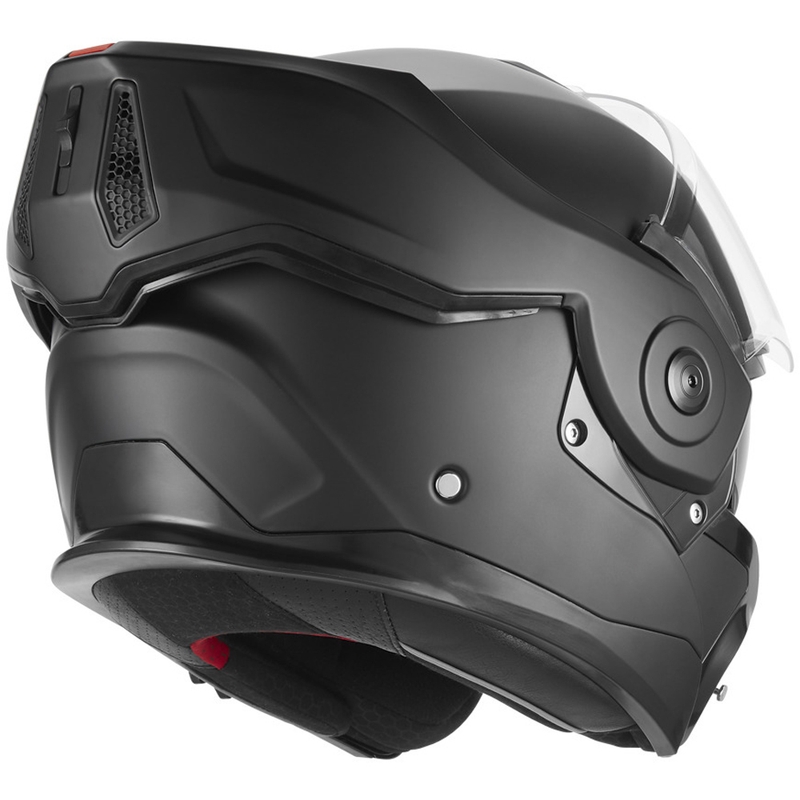 NOX PREMIUM Spinner Klapphelm für Motorräder, mattschwarz