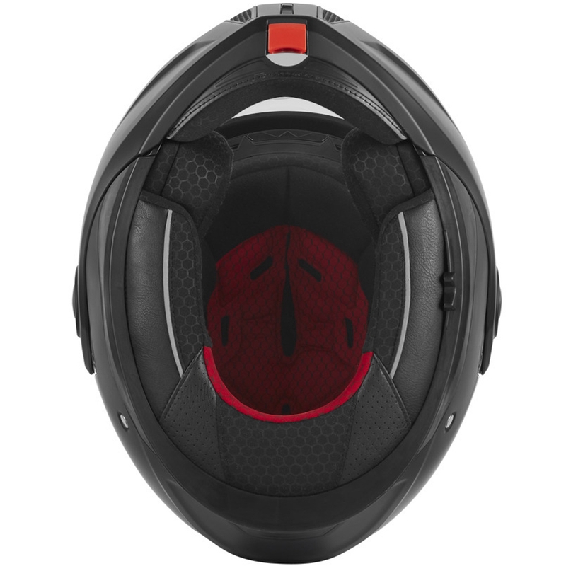 NOX PREMIUM Spinner Klapphelm für Motorräder, mattschwarz