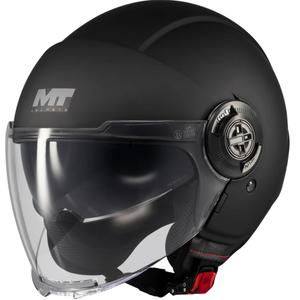 Offener Motorradhelm MT Viale SV S Pure A1 matt schwarz