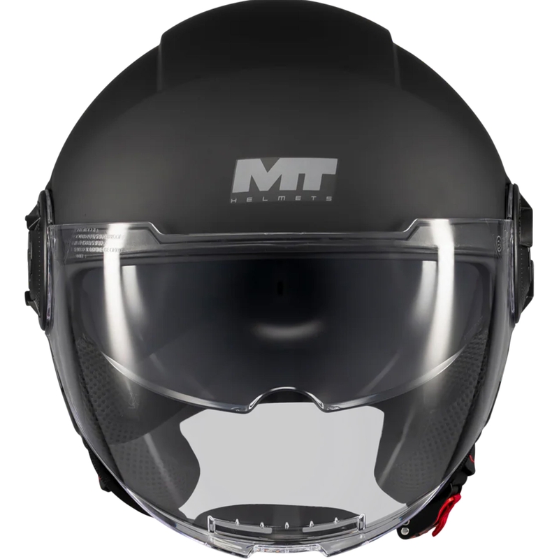 Offener Motorradhelm MT Viale SV S Pure A1 matt schwarz