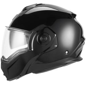 Klappbarer Motorradhelm NOX PREMIUM Spinner schwarz