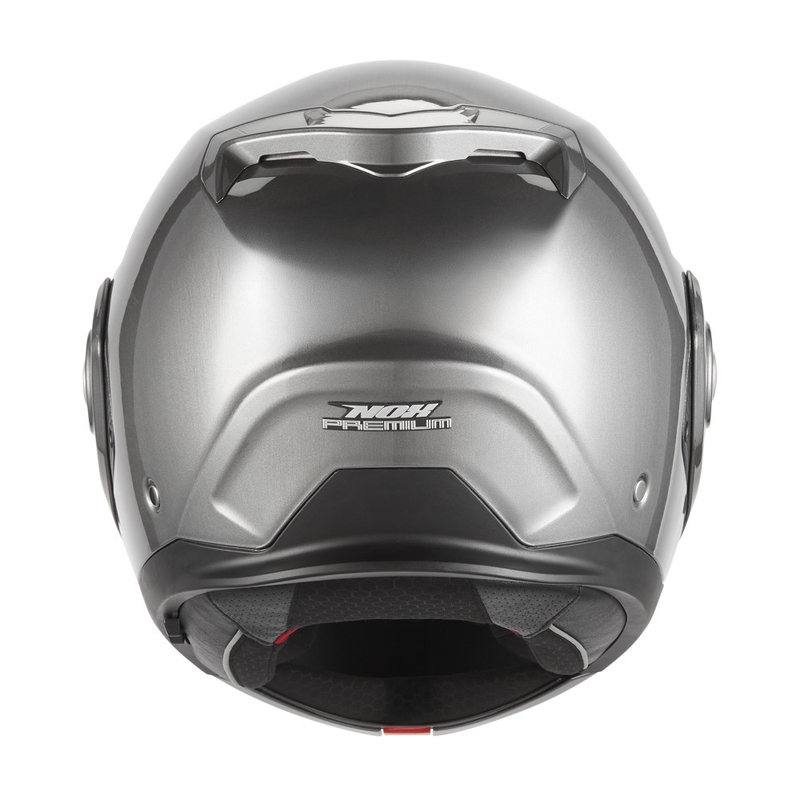 NOX PREMIUM Spinner Klapphelm für Motorräder, mattes Titan