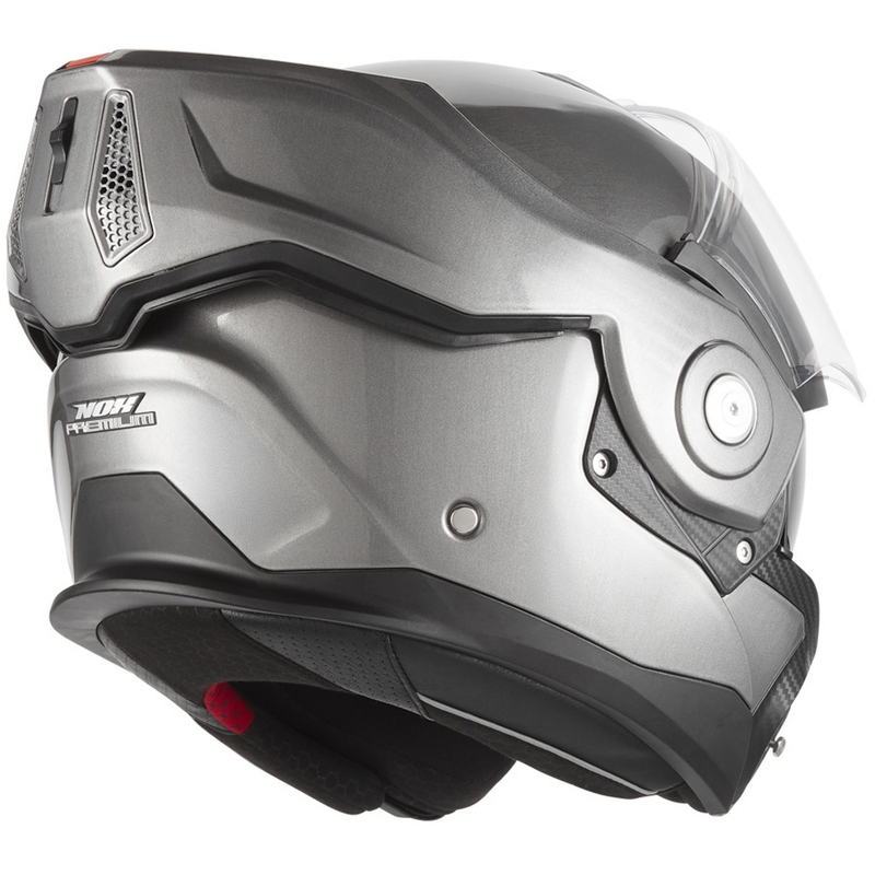 NOX PREMIUM Spinner Klapphelm für Motorräder, mattes Titan