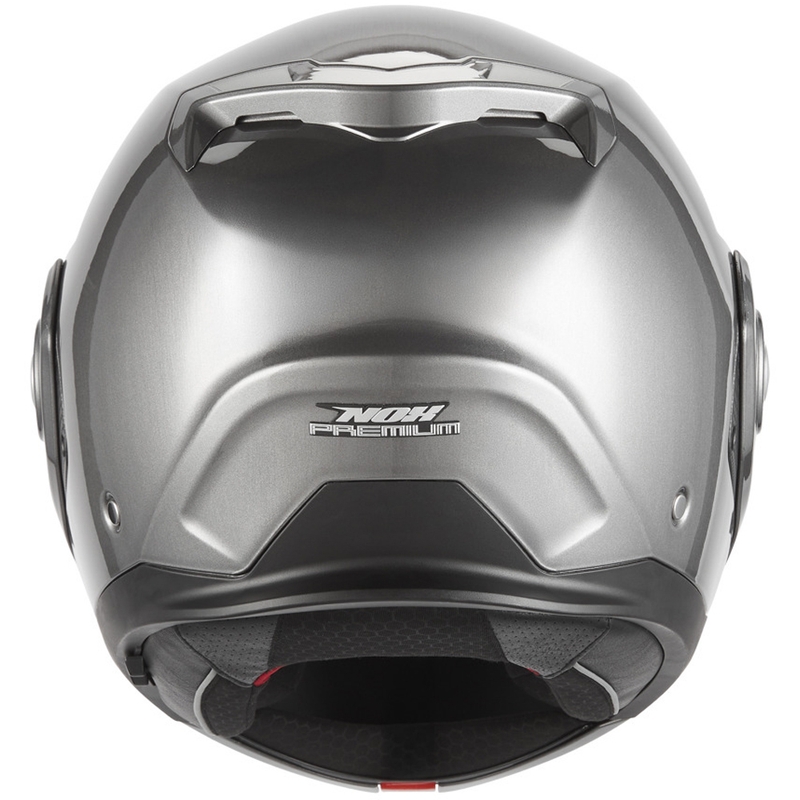 NOX PREMIUM Spinner Klapphelm für Motorräder, mattes Titan