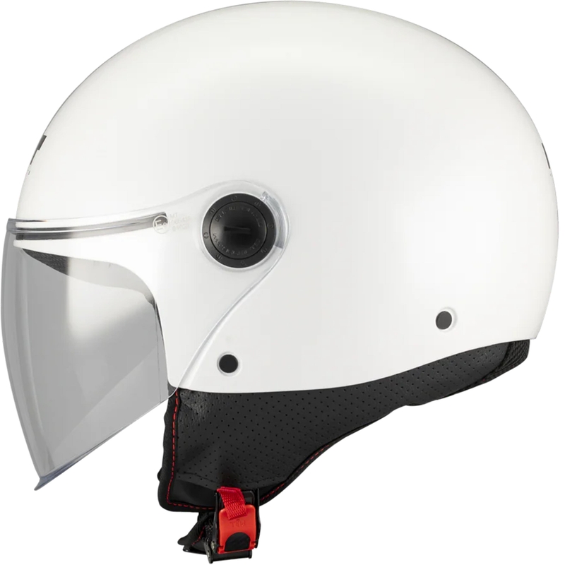 Offener Motorradhelm MT Street S Pure A0 weiß