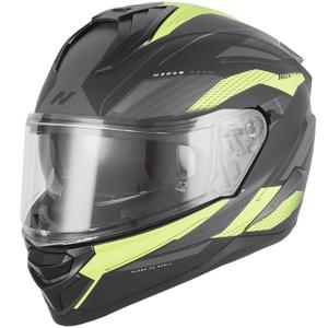 Integralhelm NOX N304-S REVO matt schwarz-fluoreszierend gelb