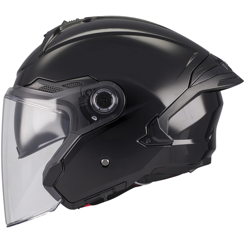 Offener Motorradhelm MT Cosmo SV Pure A1 schwarz
