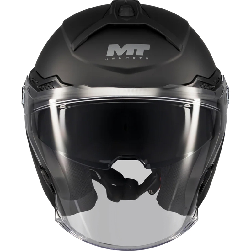 Offener Motorradhelm MT Cosmo SV Pure A1 matt schwarz