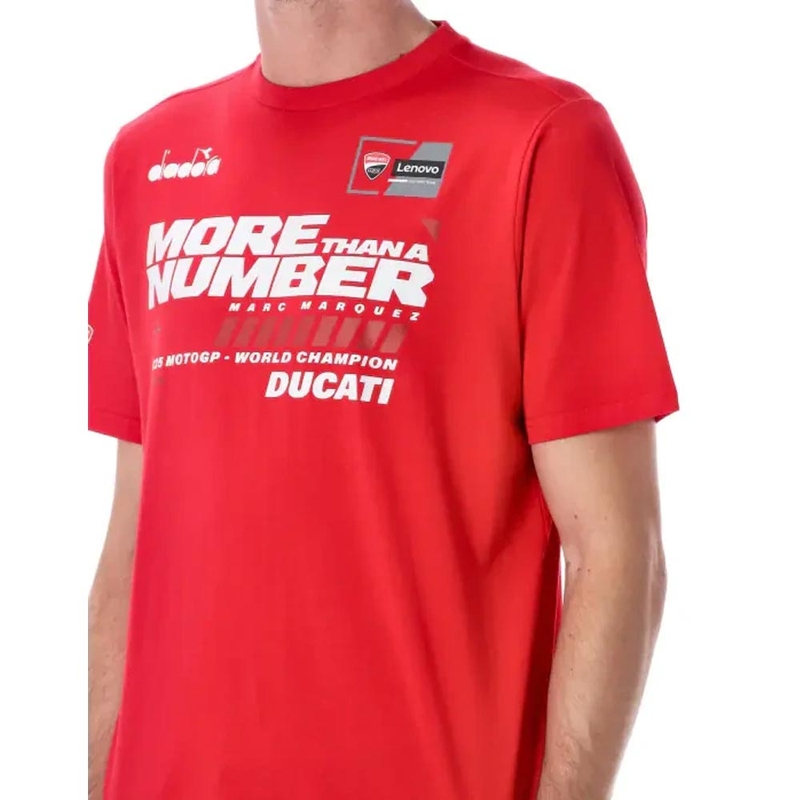 T-Shirt Ducati Marc Marquez MM93 Weltmeister rot