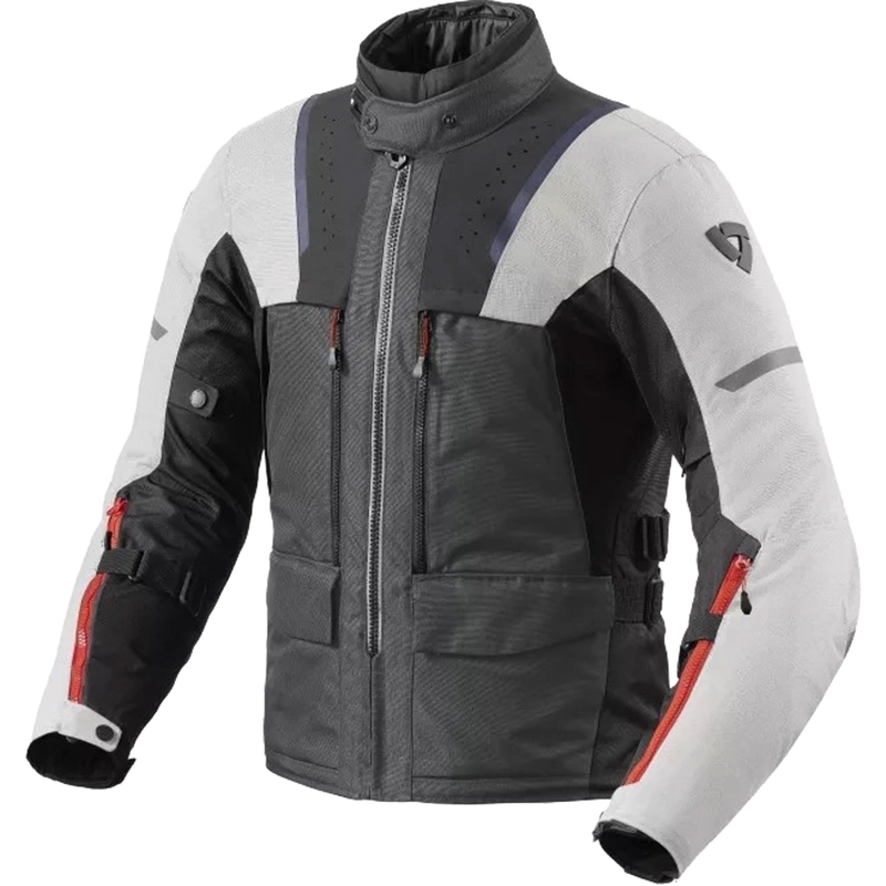 Motorradjacke Revit Offtrack 2 H2O Silber-Anthrazit