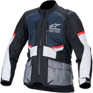 Motorradjacke Alpinestars Andes Drystar dunkelblau-schwarz-hellgrau