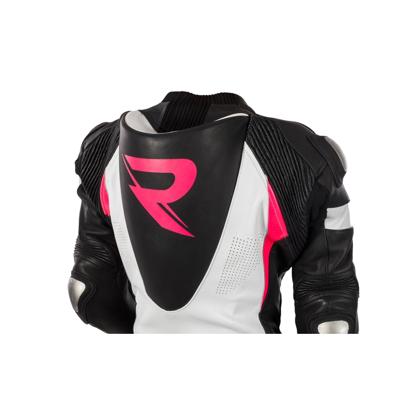 Women's Jacket Street Racer Kiara schwarz-weiß-fluo rosa Ausverkauf
