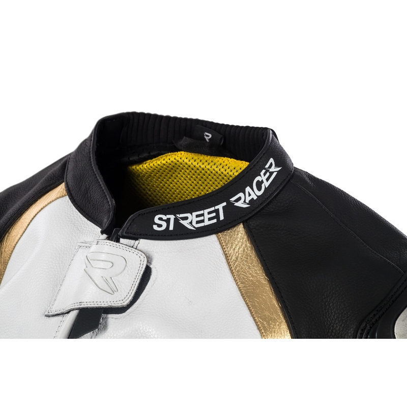 Women's Street Racer Kiara Jacke schwarz-weiß-gold