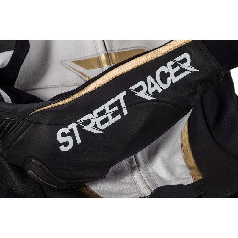 Women's Street Racer Kiara Jacke schwarz-weiß-gold