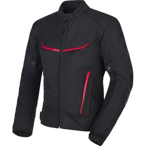 Damen-Motorradjacke RSA Runway schwarz-rot