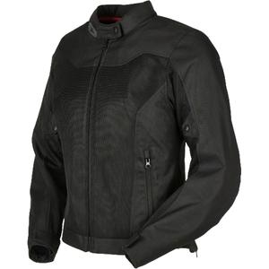 Damen Furygan Genesis Mistral Lady Evo 3 Schwarz Motorrad Jacke