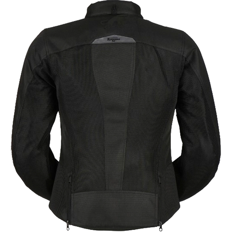 Damen Furygan Genesis Mistral Lady Evo 3 Schwarz Motorrad Jacke