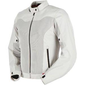 Damen Furygan Genesis Mistral Lady Evo 3 Weiß Motorrad Jacke