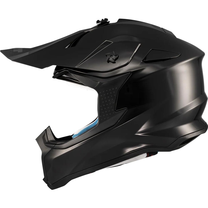 Motocross-Helm MT Falcon S Pure A1 matt schwarz